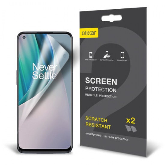 Olixar Oneplus Nord N10 5G Film Screen Protector 2-in-1 Pack