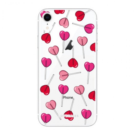 LoveCases iPhone XR Lollypop Clear Phone Case LoveCases iPhone XR Lollypop Clear Phone Case