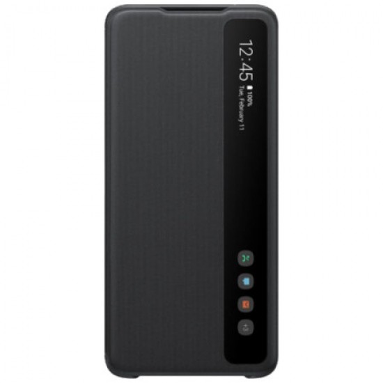 Official Samsung Galaxy S20 Ultra Clear View Cover Case - Black