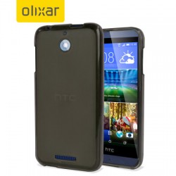 Olixar FlexiShield HTC Desire 510 Case - Smoke Black
