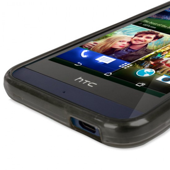 Olixar FlexiShield HTC Desire 510 Case - Smoke Black