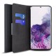 Olixar Leather-Style Samsung Galaxy S20 Plus Wallet Stand Case - Black