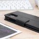 Olixar Leather-Style Samsung Galaxy S20 Plus Wallet Stand Case - Black