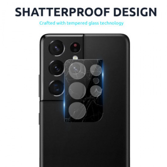 Olixar Samsung Galaxy S21 Ultra Camera Protectors - Two Pack