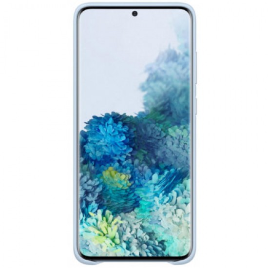 Official Samsung Galaxy S20 Plus Leather Cover Case - Sky Blue