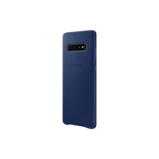 Official Samsung Galaxy S10 Plus Leather Cover Case - Navy