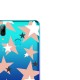 LoveCases Huawei P Smart 2019 Pink Star Clear Phone Case LoveCases Huawei P Smart 2019 Pink Star Clear Phone Case