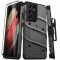 Zizo Bolt Samsung Galaxy S21 Ultra Tough Case & Screen Protector- Grey