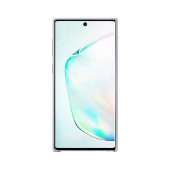 Official Samsung Galaxy Note 10 Silicone Cover - Silver