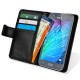 Olixar Samsung Galaxy J1 2015 Genuine Leather Wallet Case - Black