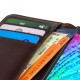 Olixar Samsung Galaxy J1 2015 Genuine Leather Wallet Case - Black
