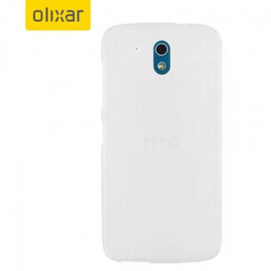 Olixar FlexiShield HTC Desire 526 Gel Case - Frost White