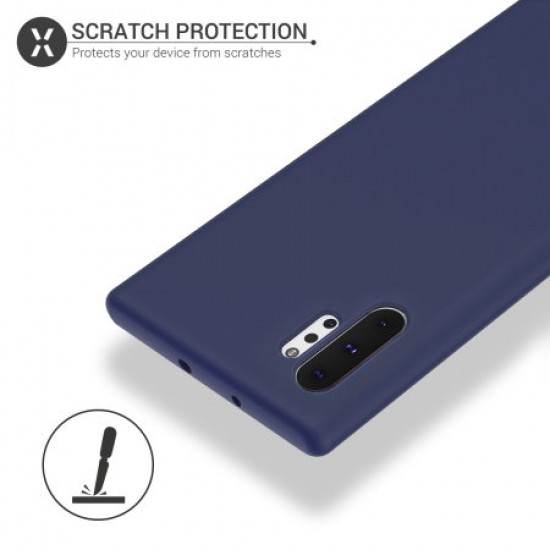 Olixar Samsung Galaxy Note 10 Plus Soft Silicone Case - Midnight Blue