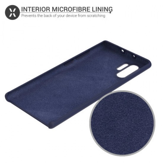 Olixar Samsung Galaxy Note 10 Plus Soft Silicone Case - Midnight Blue