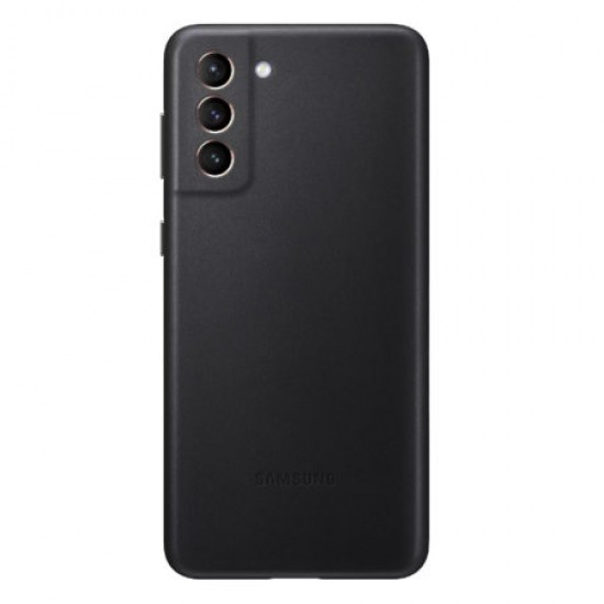 Official Samsung Galaxy S21 Plus Leather Cover Case - Black