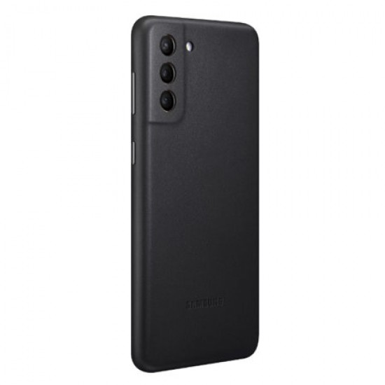 Official Samsung Galaxy S21 Plus Leather Cover Case - Black