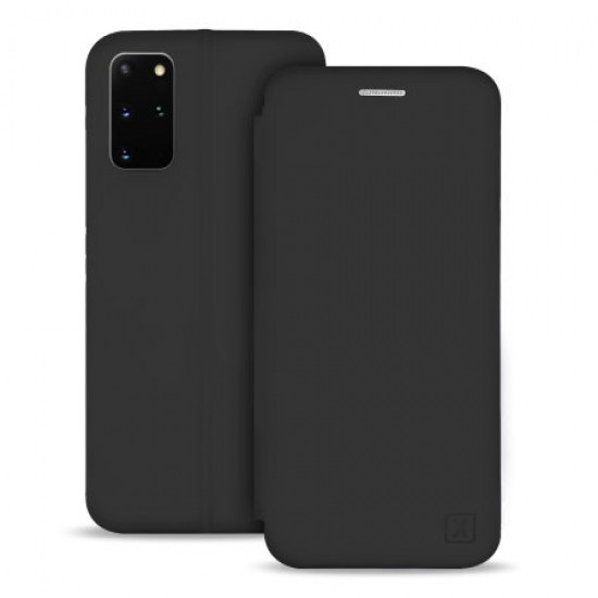 Olixar Soft Silicone Samsung Galaxy S20 Plus Wallet Case - Black