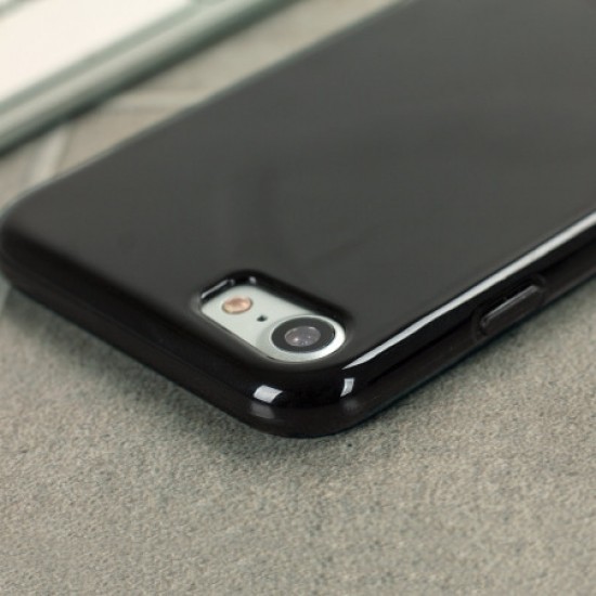 Olixar FlexiShield iPhone 8 Gel Case - Jet Black Olixar FlexiShield iPhone 8 Gel Case - Jet Black
