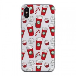 LoveCases iPhone XS Gel Case - Christmas Red Cups