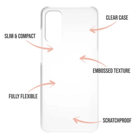 LoveCases Samsung Galaxy A71 Gel Case - White Stars And Moons