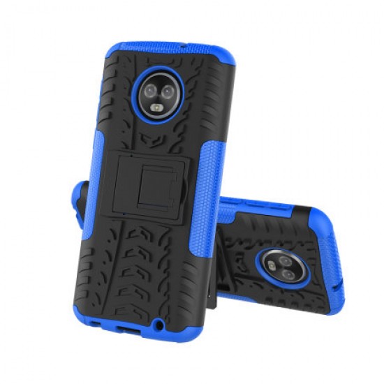 Olixar ArmourDillo Motorola Moto G6 Plus Protective Case - Blue