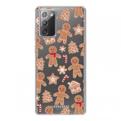 LoveCases Samsung Galaxy Note 20 Gel Case - Christmas Gingerbread