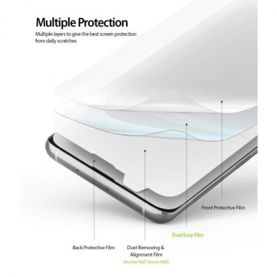 Ringke Samsung Galaxy S10 5G Full Cover Screen Protector [2 Pack]