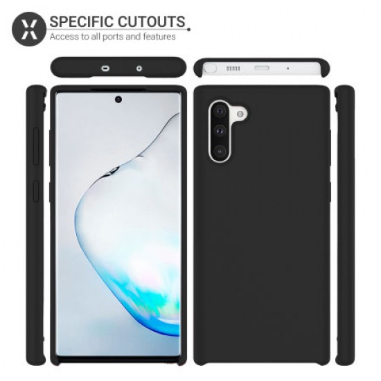 Olixar Samsung Galaxy Note 10 Soft Silicone Case - Black