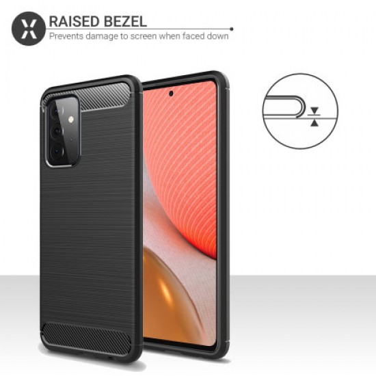 Olixar Sentinel Samsung Galaxy A72 Case & Glass Screen Protector