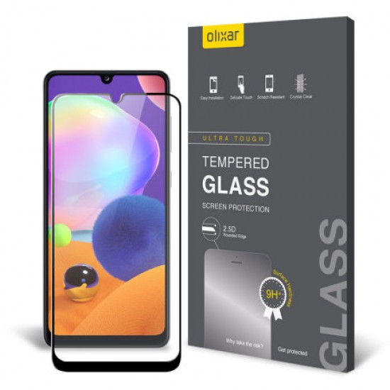 Olixar Samsung Galaxy A31 Tempered Glass Screen Protector