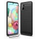 Olixar Sentinel Samsung A71 Case & Glass Screen Protector - Black