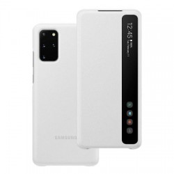 Official Samsung Galaxy S20 Plus Clear View Cover Case - White