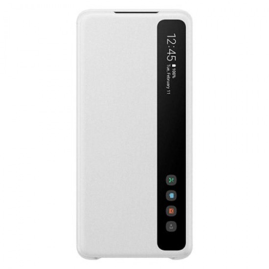 Official Samsung Galaxy S20 Plus Clear View Cover Case - White
