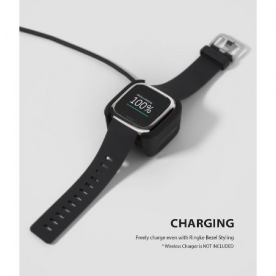 Ringke Fitbit Versa 2 Steel Bezel Styling - Silver Ringke Fitbit Versa 2 Steel Bezel Styling - Silver