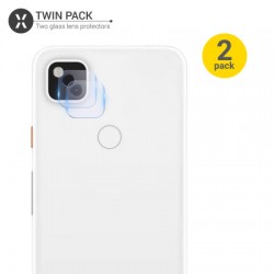 Olixar Google Pixel 4a Tempered Glass Camera Protectors - Twin Pack