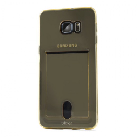 Olixar FlexiShield Slot Samsung Galaxy S6 Edge Plus Gel Case - Gold