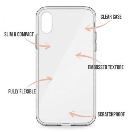 LoveCases iPhone XR Roses Clear Phone Case LoveCases iPhone XR Roses Clear Phone Case