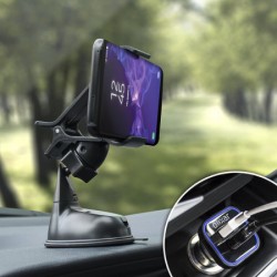 Olixar DriveTime Samsung Galaxy S9 Plus Car Holder & Charger Pack