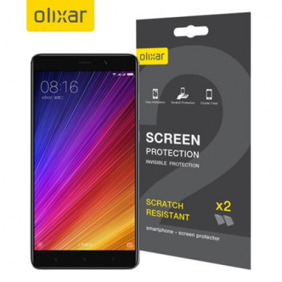 Olixar Xiaomi Mi 5s Plus Screen Protector 2-in-1 Pack