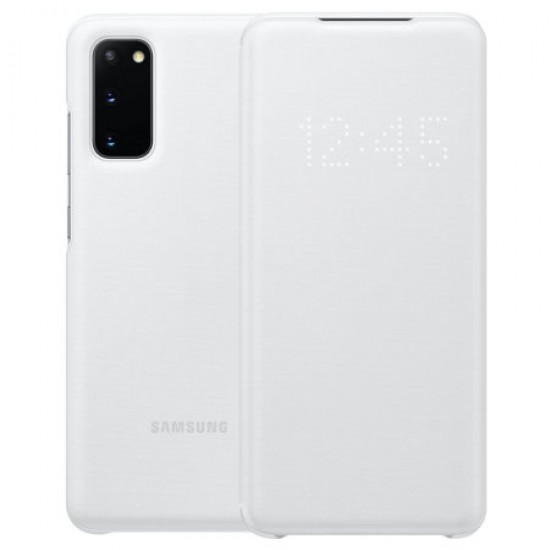 Official Samsung Galaxy S20 LED View Cover Case - White
