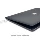 Olixar ToughGuard Macbook Pro 13" 2018 Hard Shell Case - Black