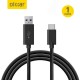 Olixar 18W USB-A Fast Wall Charger & USB-A to C Cable - 1m - Black