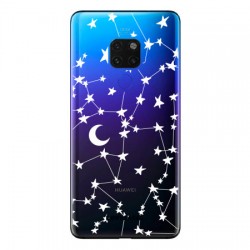 LoveCases Huawei Mate 20 Clear Starry Design Phone Case