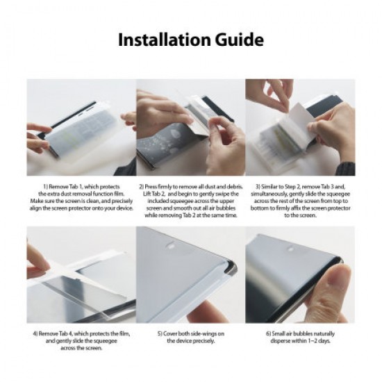 Ringke LG Velvet Dual Easy Dust Removal Film Screen Protector - 2 Pack