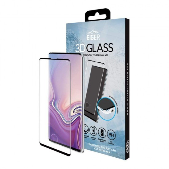 Eiger 3D GLASS Case Friendly Tempered Glass Screen Protector for Samsung Galaxy 