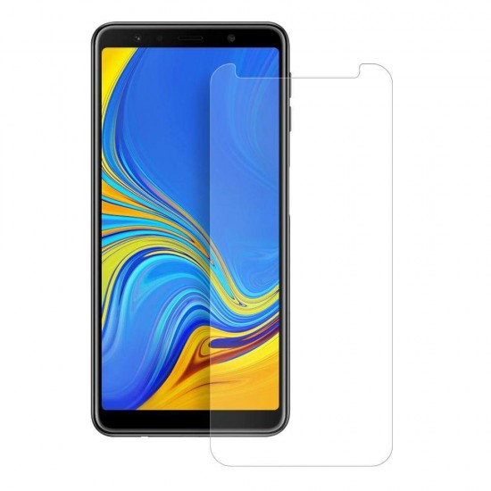 Eiger GLASS Tempered Glass Screen Protector for Samsung Galaxy A7 (2018) in Clea