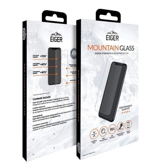Eiger Mountain GLASS Tempered Glass Screen Protector for Apple iPhone 8/7 Plus i