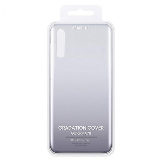 Official Samsung Galaxy A70 Gradation Cover Case - Black