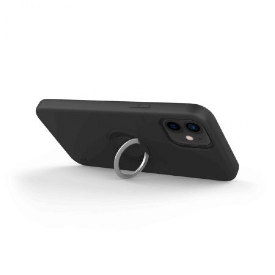 Zizo Revolve Series iPhone 12 Thin Ring Case - Magnetic Black Zizo Revolve Series iPhone 12 Thin Ring Case - Magnetic Black
