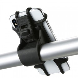 Olixar Universal Silicone Bike Mount For Smartphones Up to 7" - Black